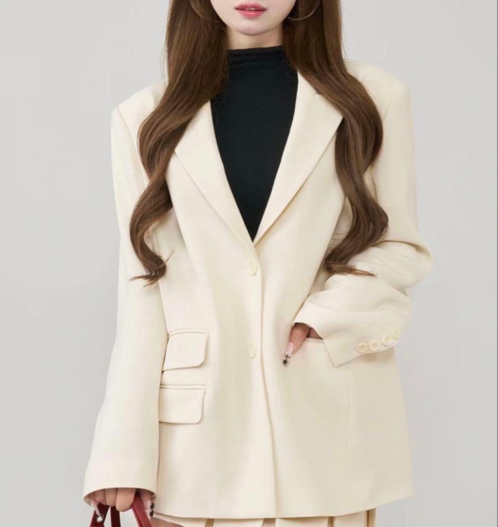 darich アシメポケットテーラードジャケット、スカート