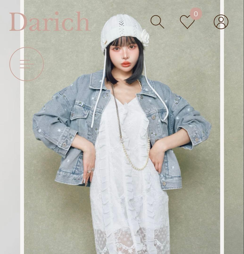 らん　ダーリッチ　デニムGジャン