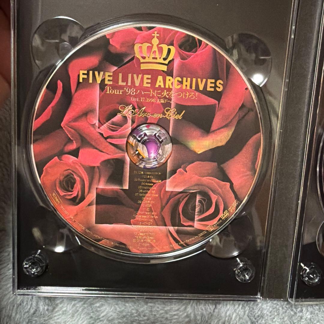 ラルク　FIVE LIVE ARCHIVES 5枚組 DVD