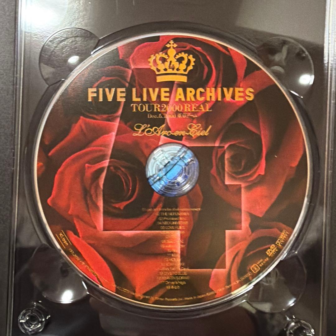 ラルク　FIVE LIVE ARCHIVES 5枚組 DVD