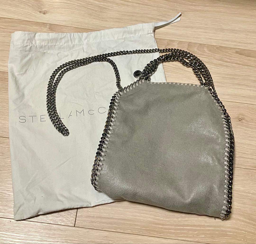 【正規品】ステラマッカートニー ファラベラ ミニ グレー ショルダーバッグ