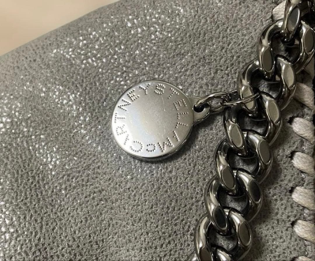 【正規品】ステラマッカートニー ファラベラ ミニ グレー ショルダーバッグ