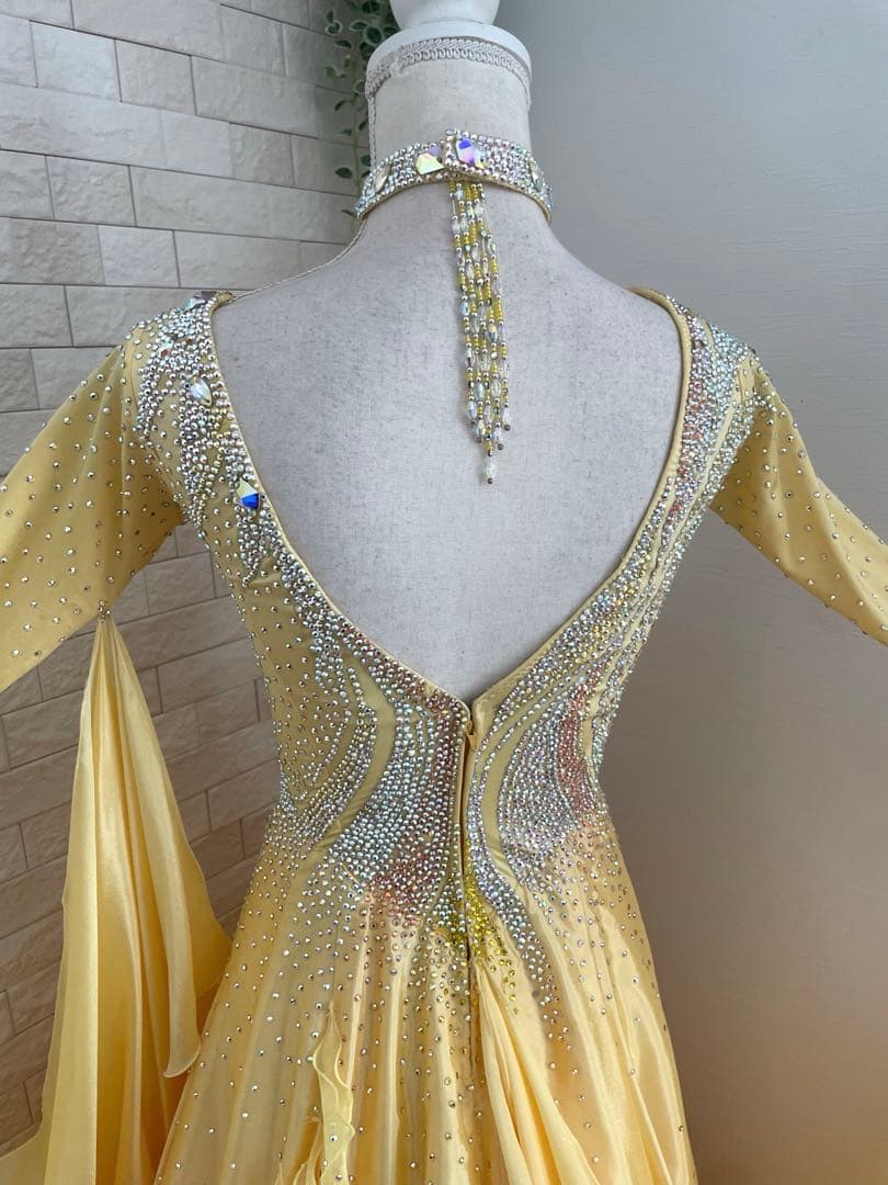 社交ダンス⭐️スタンダードドレス　オーダードレス　スワロフスキー