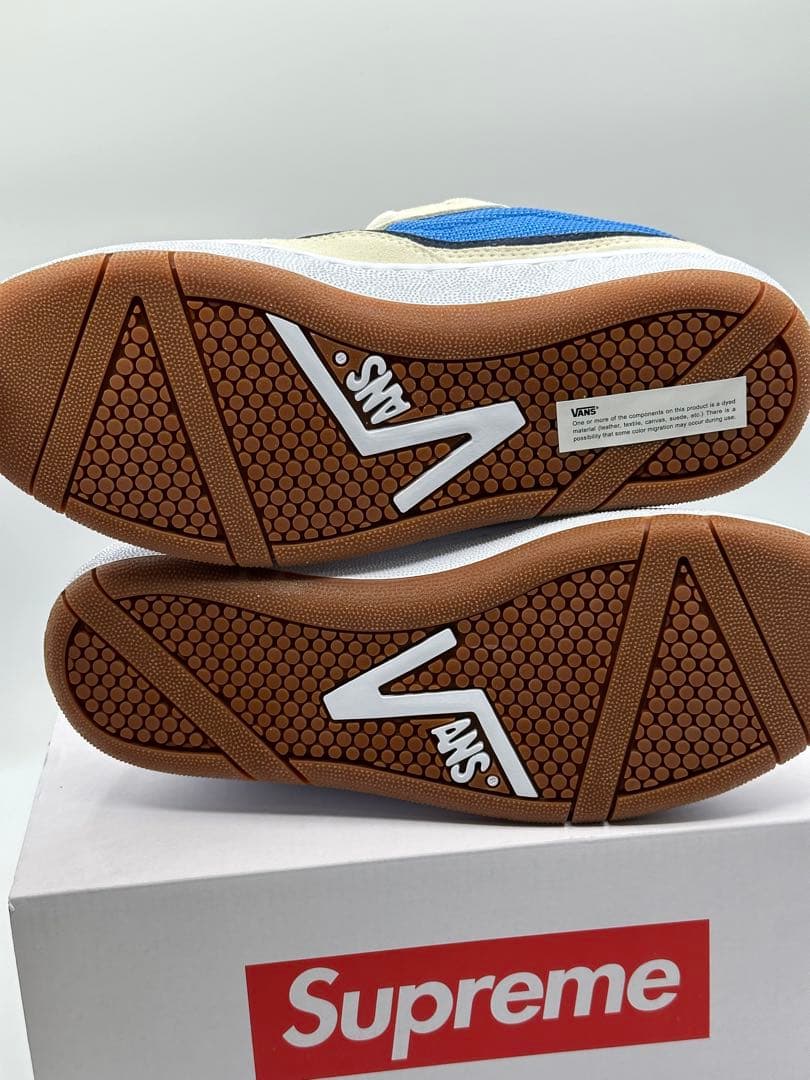 Supreme × Vans Speed \"Blue\" 27cm