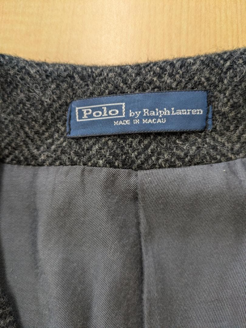☆美品☆Polo By Ralph Laurenグレー ウール チェスターコート