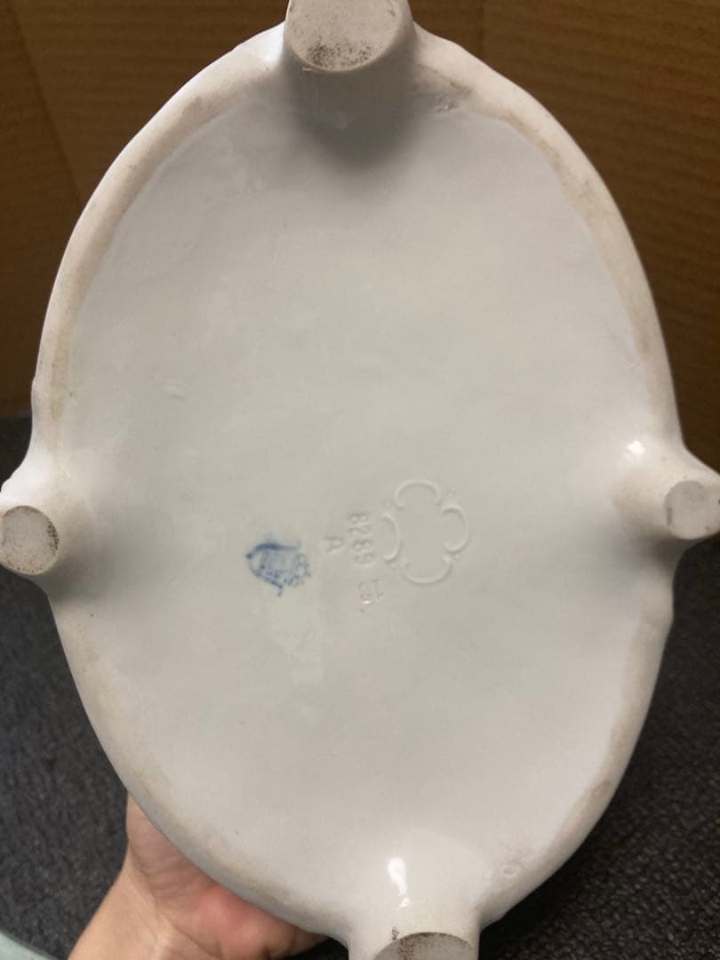 【ウンターヴァイスバッハ】二人の女性像 フィギュリン 1885年 ドイツ磁器