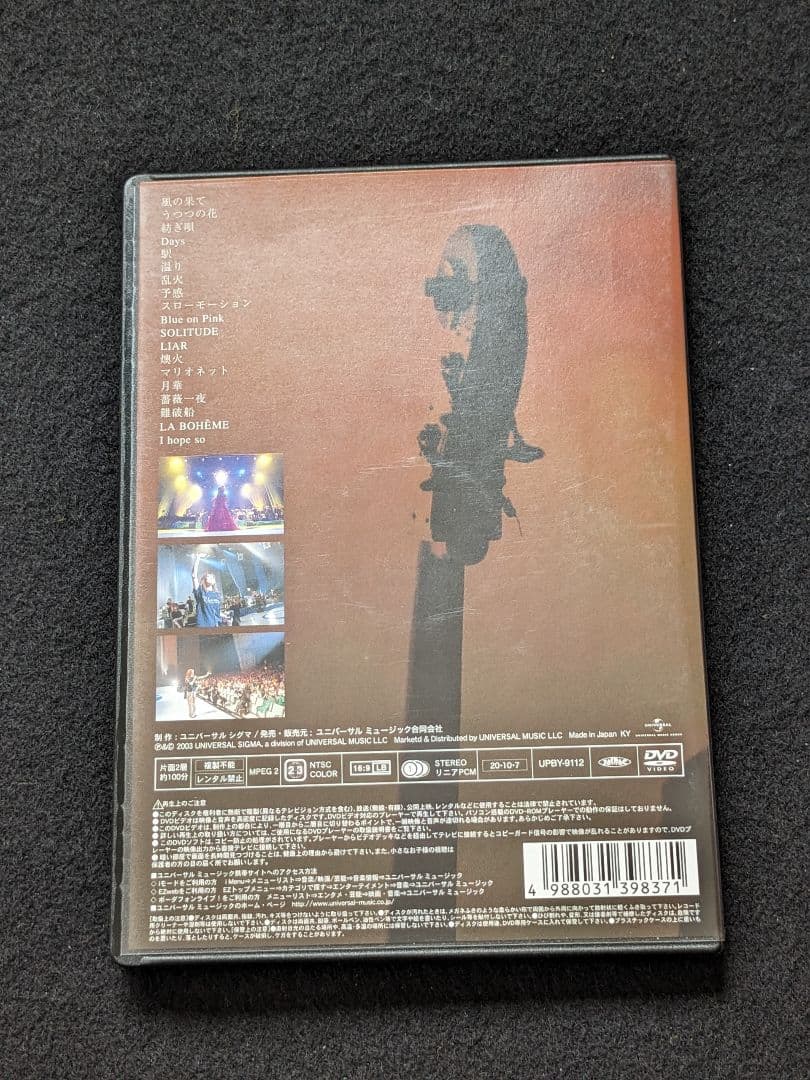 中森明菜　DVD ライブ　駅　予感　スローモーション マリオネット　月華　廃盤