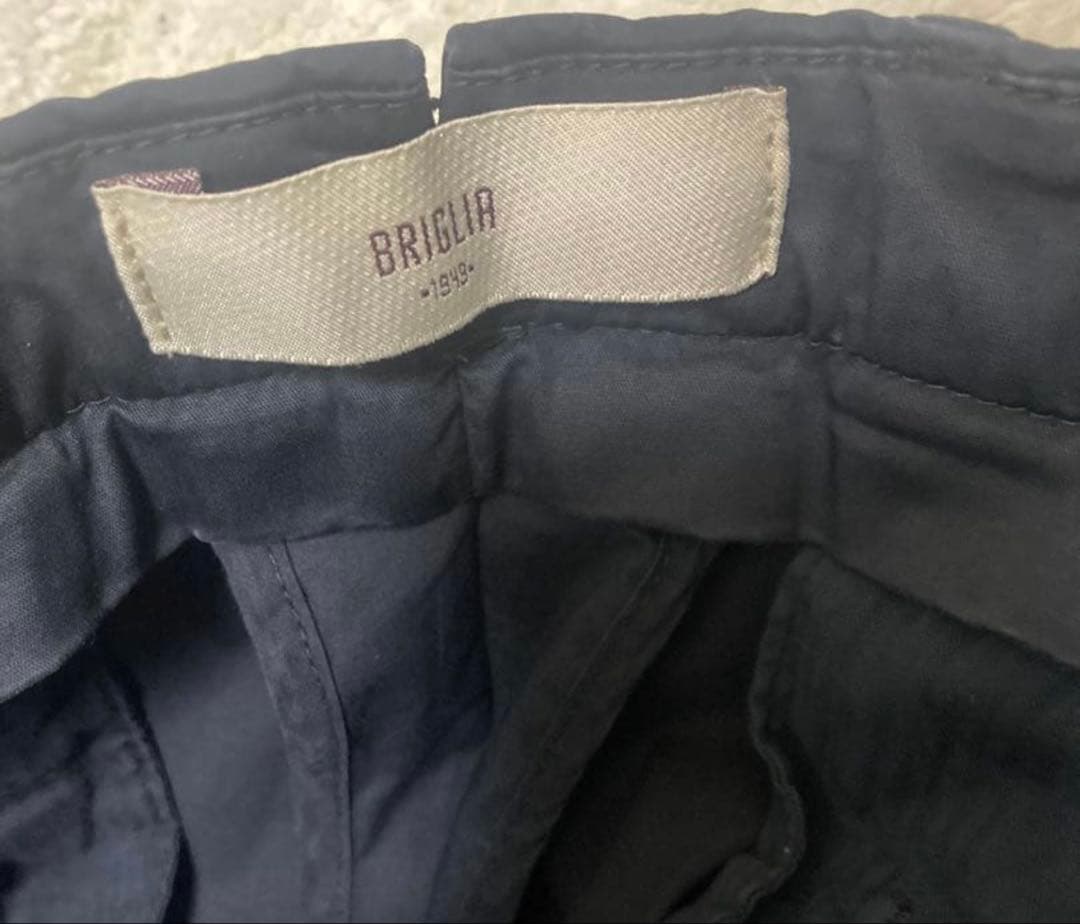 BRIGLIA 1949 BG07 ネイビー サイズ52 スラックス