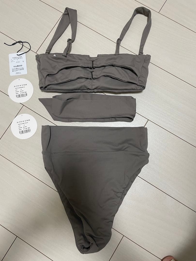 ALEXIA STAM 水着 Mサイズ グレー