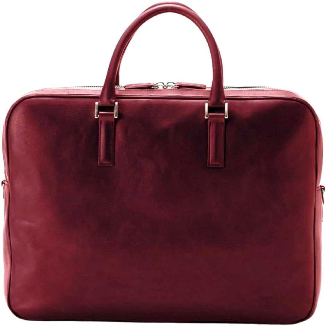 ❣️超美品❣️ ビジネスレザーファクトリー マルチビジネスバッグ 本革 出張