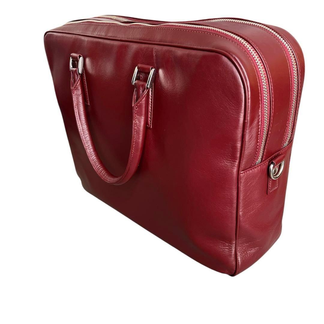 ❣️超美品❣️ ビジネスレザーファクトリー マルチビジネスバッグ 本革 出張