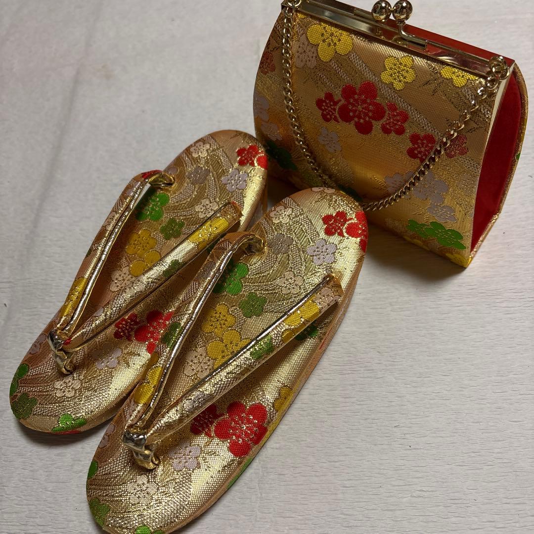 七五三　着物セット　7歳　ダークグリーン　美品