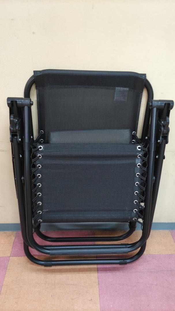 CAPTAIN STAG BLACK LABEL リクライニングリバティチェア