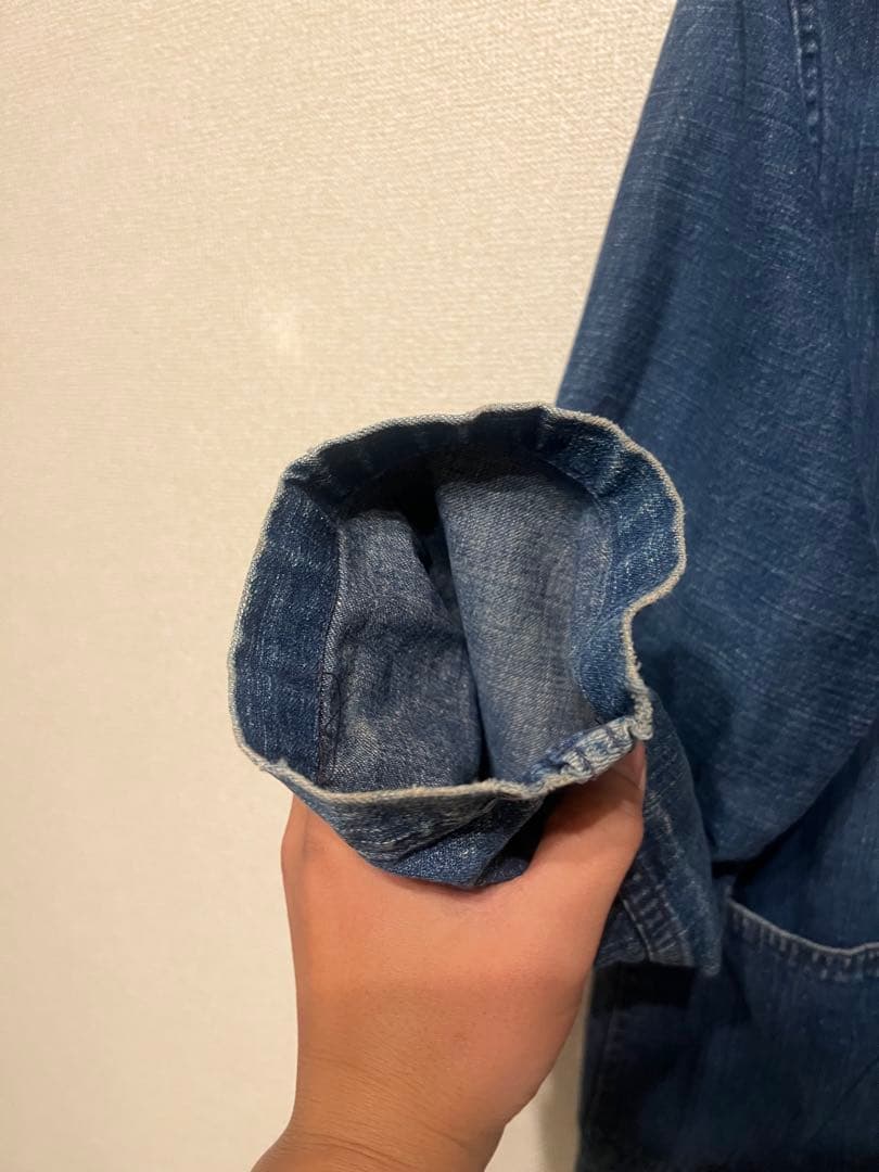 50s USNAVYデニムショールカラージャケットvintage