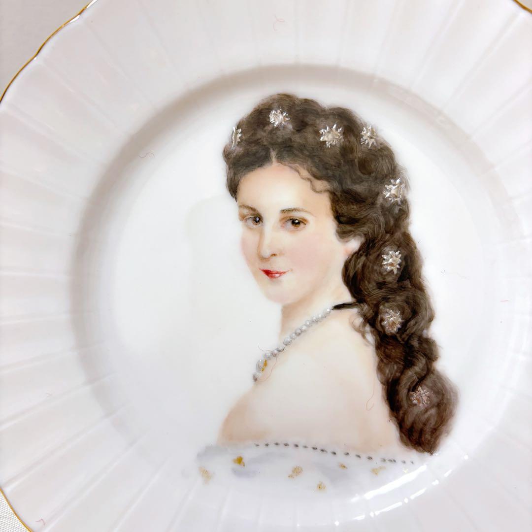 【一点もの】手描き　皇妃　エリザベート　肖像画ハンドメイド　シシィ　オーストリア