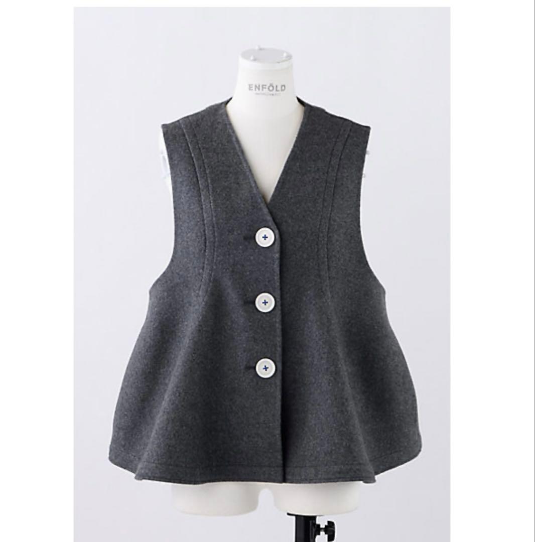 ENFOLD /エンフォルド SOLID VEST(300HA230-0690)
