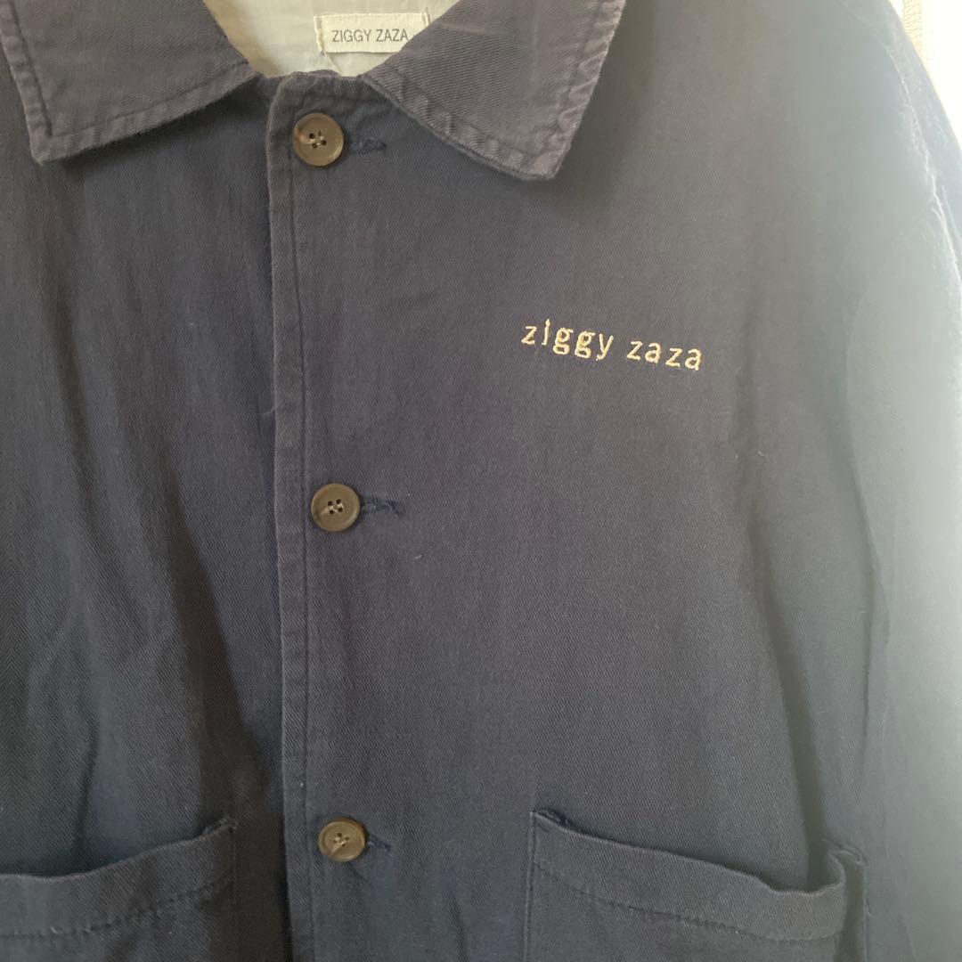 ziggy zaza ネイビー ジャケット