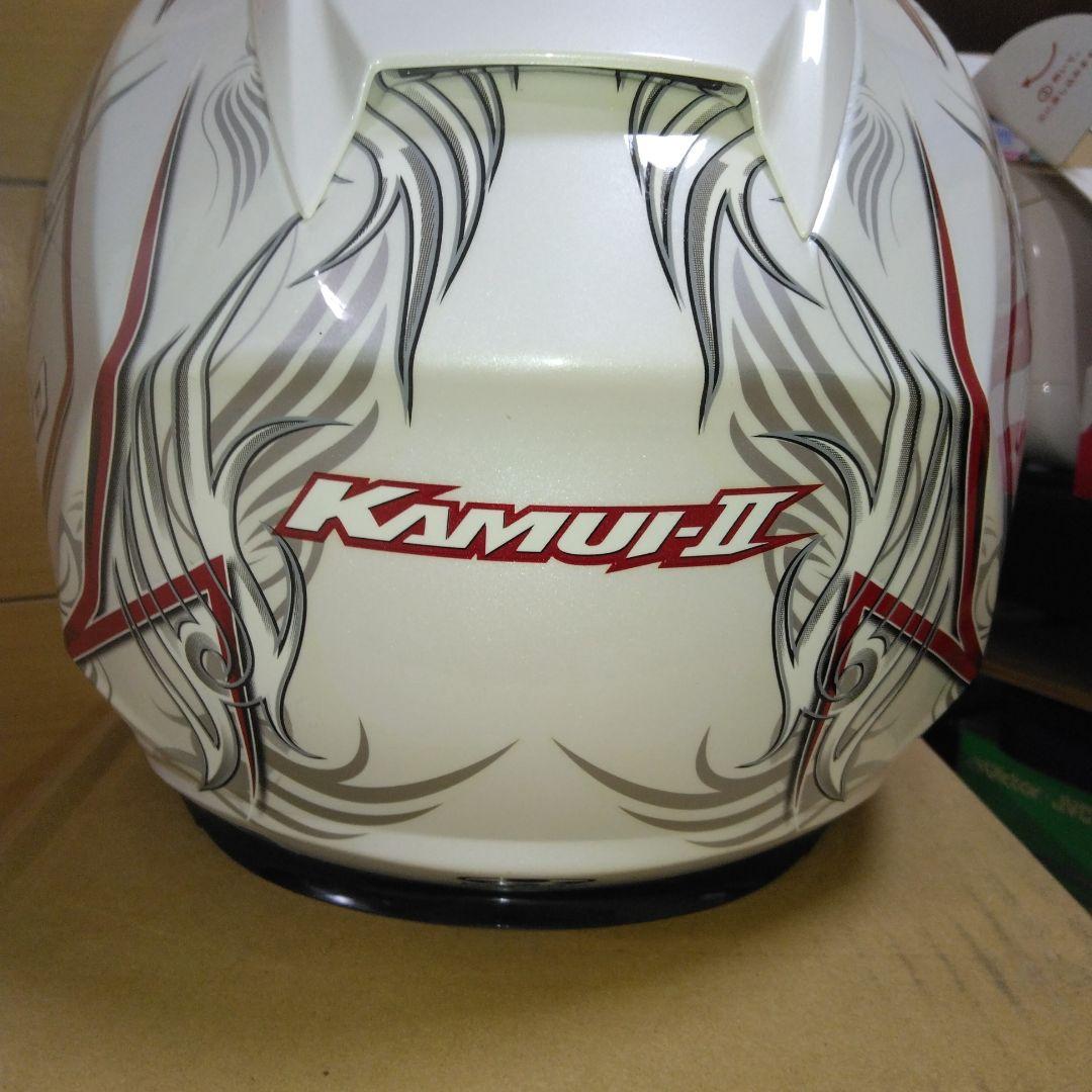 Kabuto フルフェイスヘルメット ホワイト/レッド