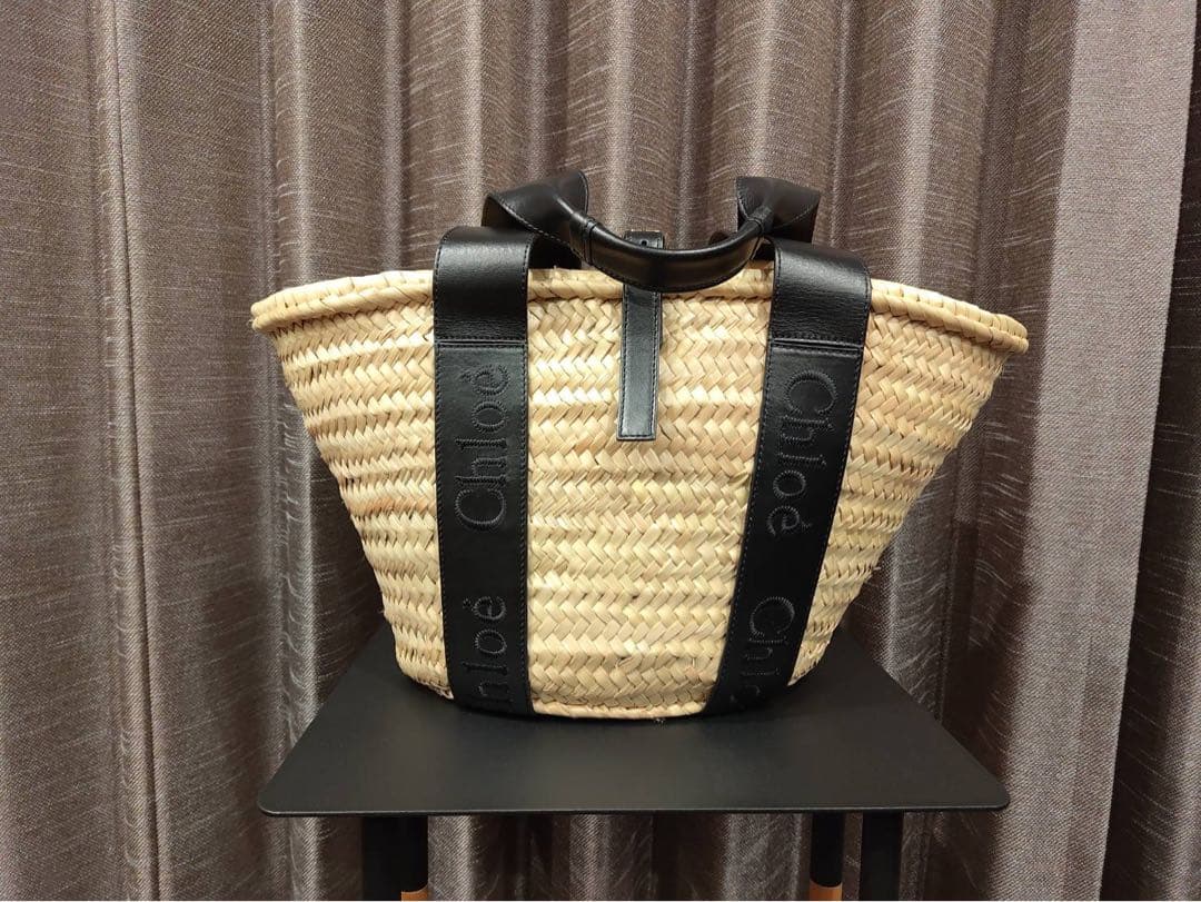 Chloe SENSE クロエ　センス　バスケット トートバッグ　かごバッグ