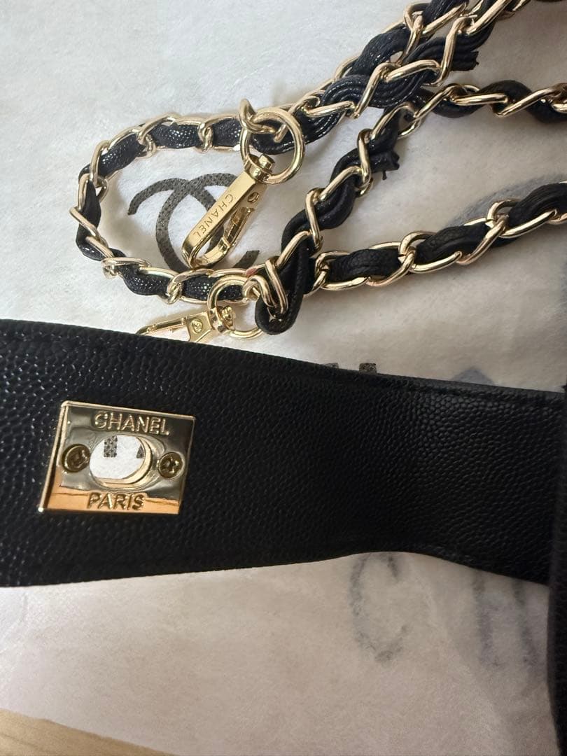 CHANEL CC ロゴノベルティ　キルティングショルダーバッグ