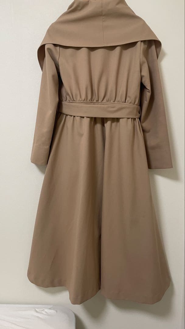 JENNE ショールカラーオードリコート Sベージュ