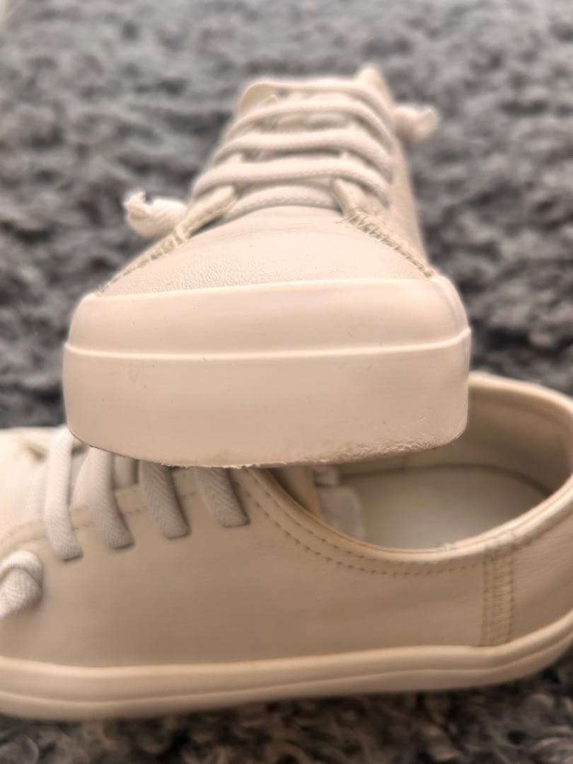 【とらこ！】MUJI Lab カンペールコラボ　レザーローカットスニーカー