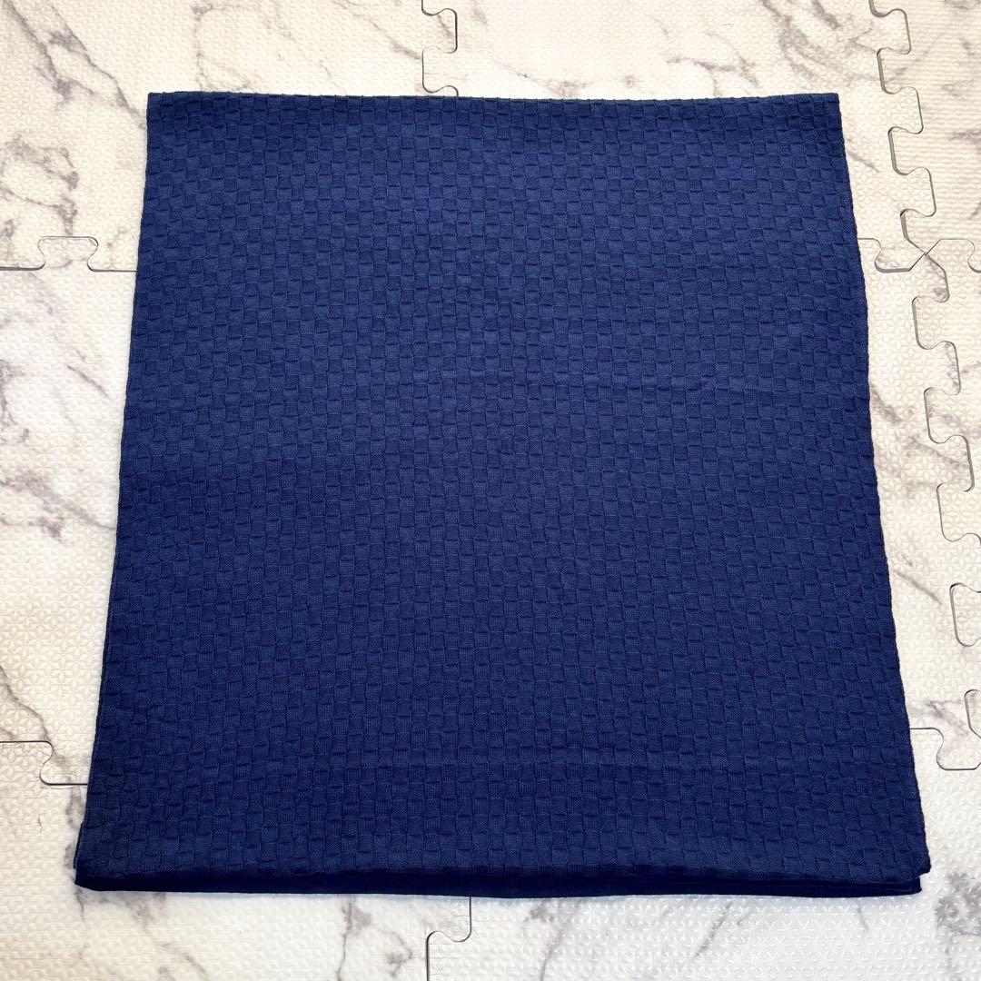 美品✨ルイヴィトン エシャルプ マイクロダミエ カシミヤ マフラー ブルー