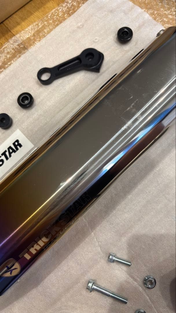 zx-25r トリックスター　政府認証　スリップオン　イカヅチ　マフラー