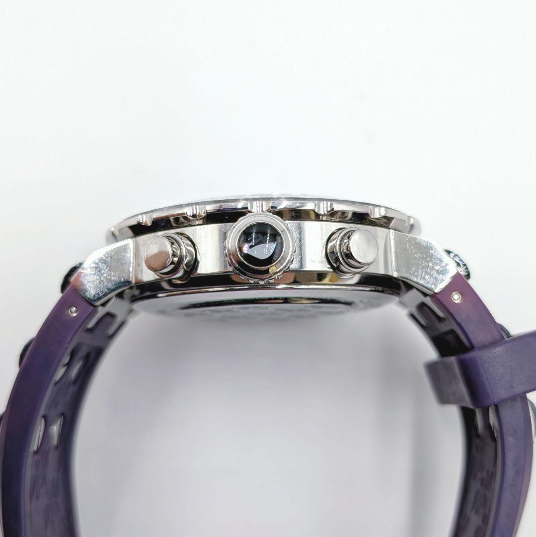 SWAROVSKI オクテア パープル クロノグラフ 腕時計 スワロフスキー