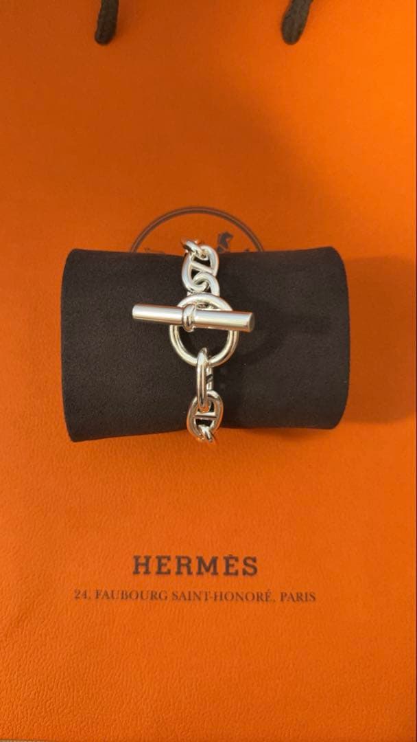 【新品未使用】HERMES エルメス シェーヌダンクル GM12コマ 国内正規品