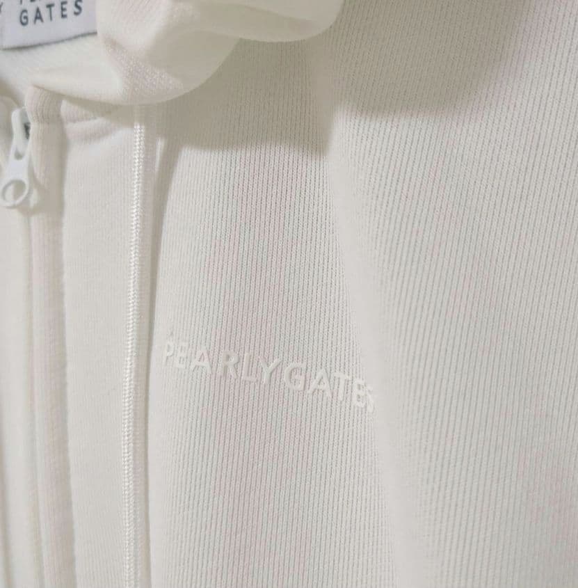 ★美品★PEARLY GATES　ハイスペックコンパクト裏毛フルジップフーディM