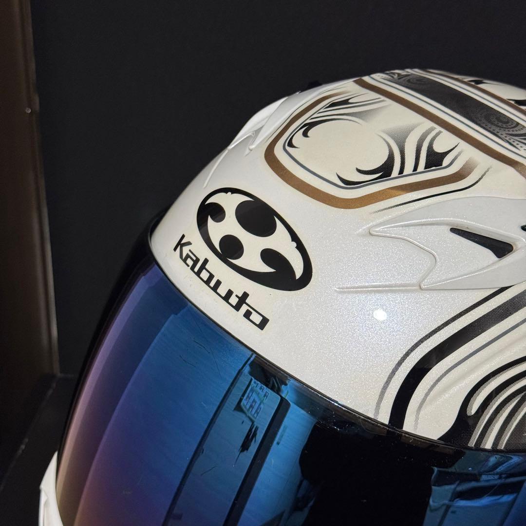 OGK KAMUI-3 JAG パールホワイトゴールド Lサイズ