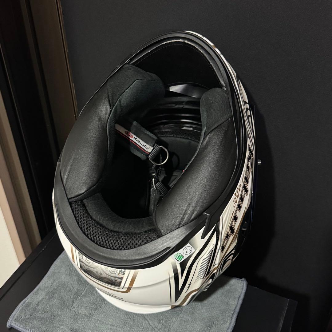 OGK KAMUI-3 JAG パールホワイトゴールド Lサイズ