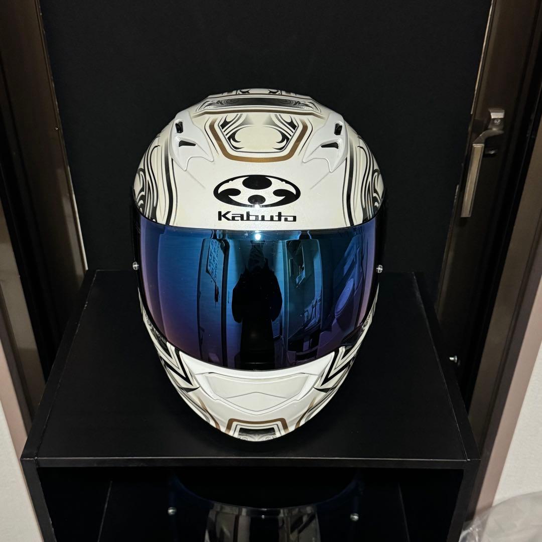 OGK KAMUI-3 JAG パールホワイトゴールド Lサイズ