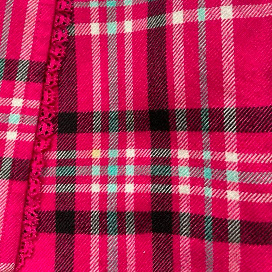 メゾピアノ　チェックワンピース 00s バレエコア 当時物 平成レトロ