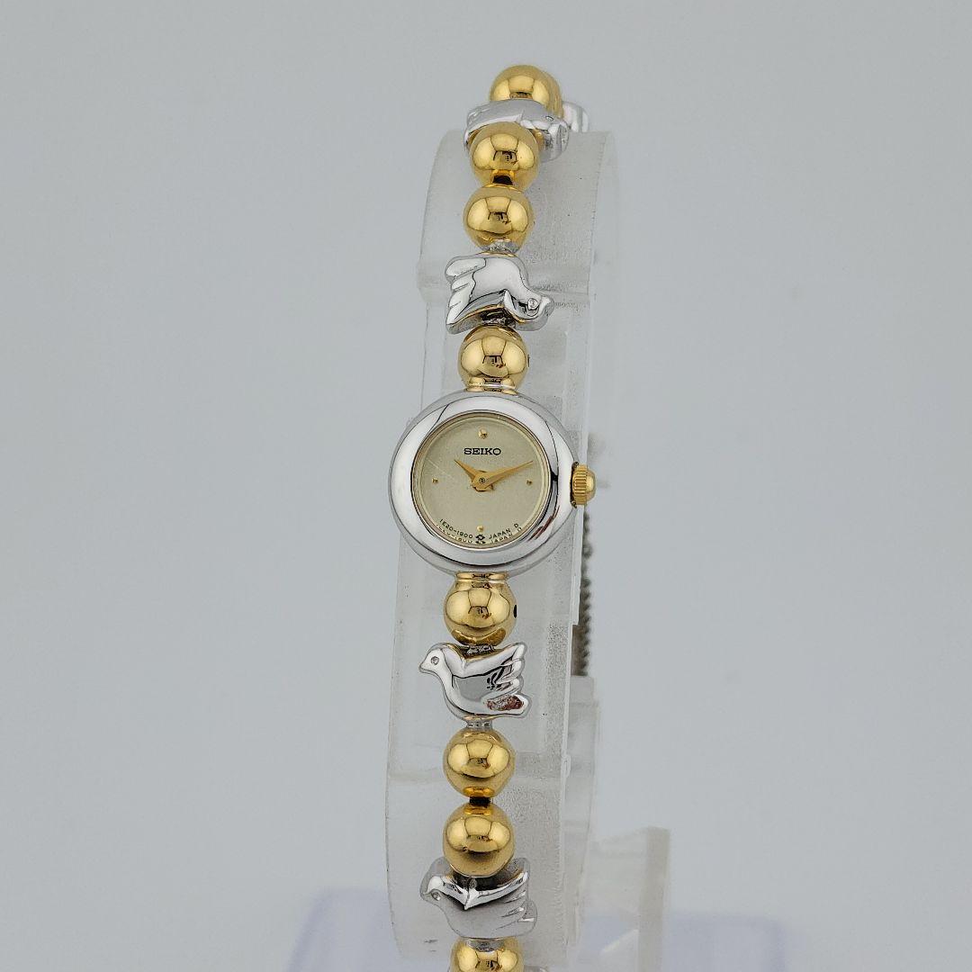 【希少品　新品電池】 SEIKO　レディース腕時計　ゴールド　シルバー