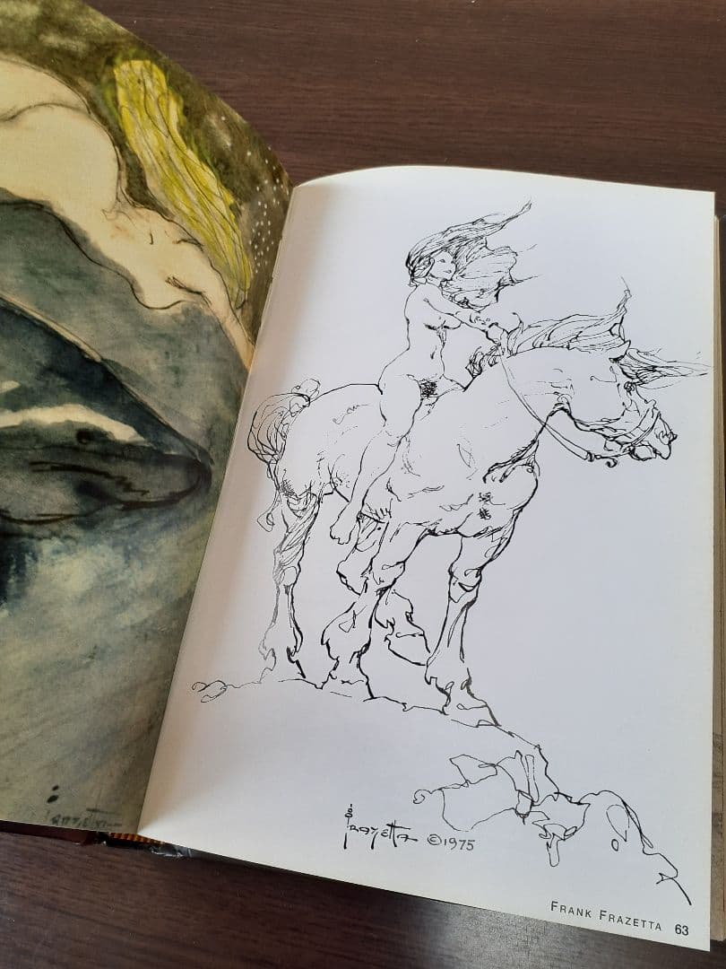 ROUGH WORK 　Frank Frazettaフランクフラゼッタラフワーク