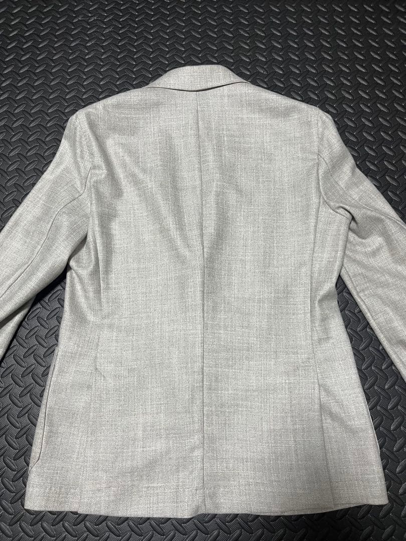 BARBA バルバ ジャケット 46 グレージュ　ウール シルク カシミヤ