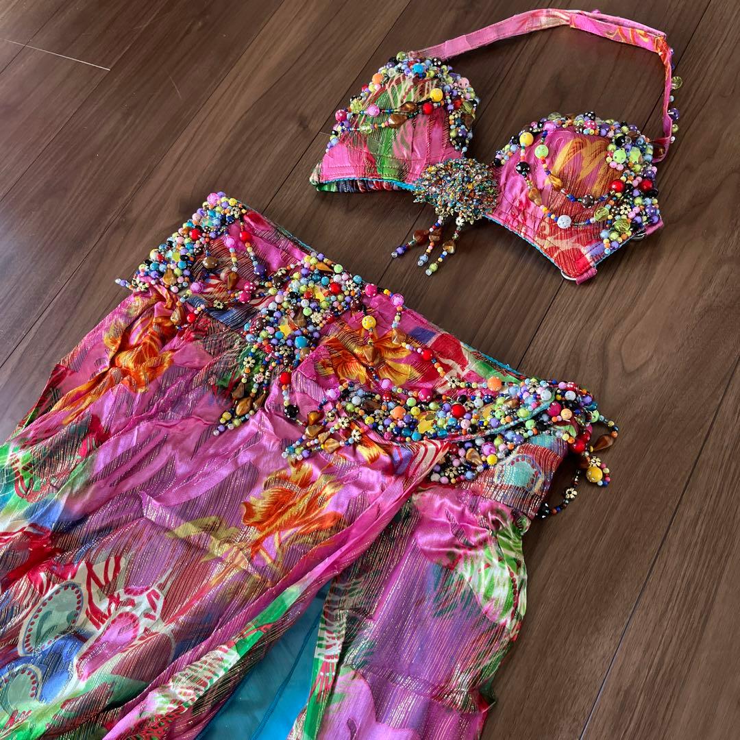 ベリーダンス 衣装 ドレス フレア ドバイ