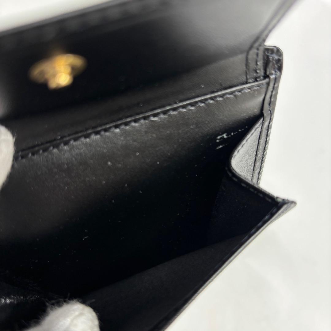 未使用【ダンヒル本物】2つ折り財布/ALFRED DUNHILL/レザー/黒