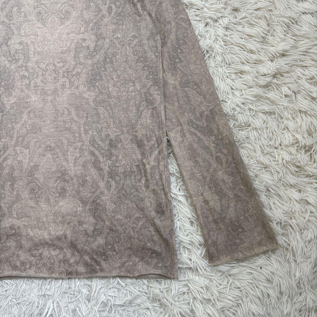 goa 00s y2k archive ロンt 長袖 ペイズリー柄