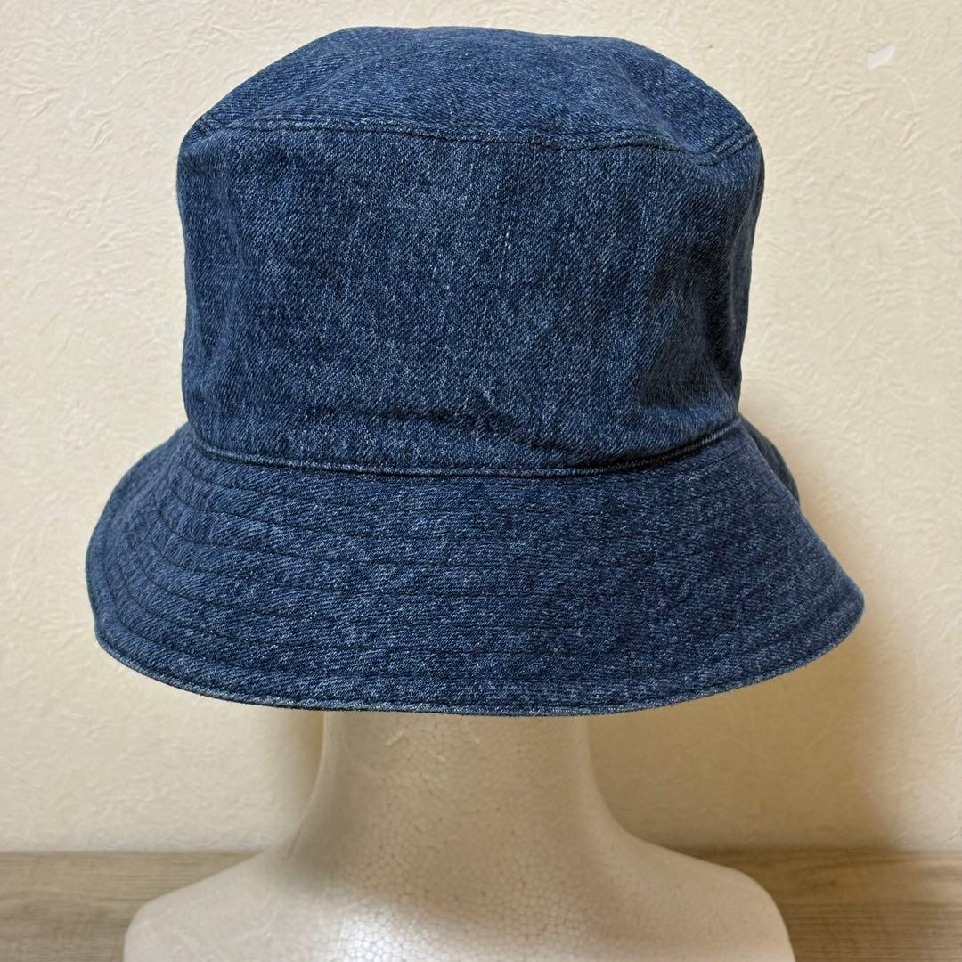 MIU MIU 5HC196 2F3W BLU BIANCO バケットハット