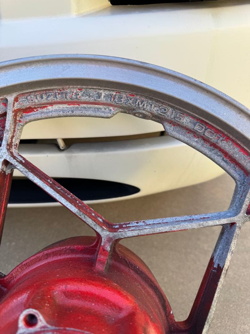 GSX400F 星型キャスト　純正ホイール