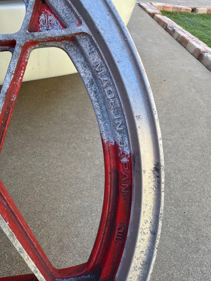 GSX400F 星型キャスト　純正ホイール