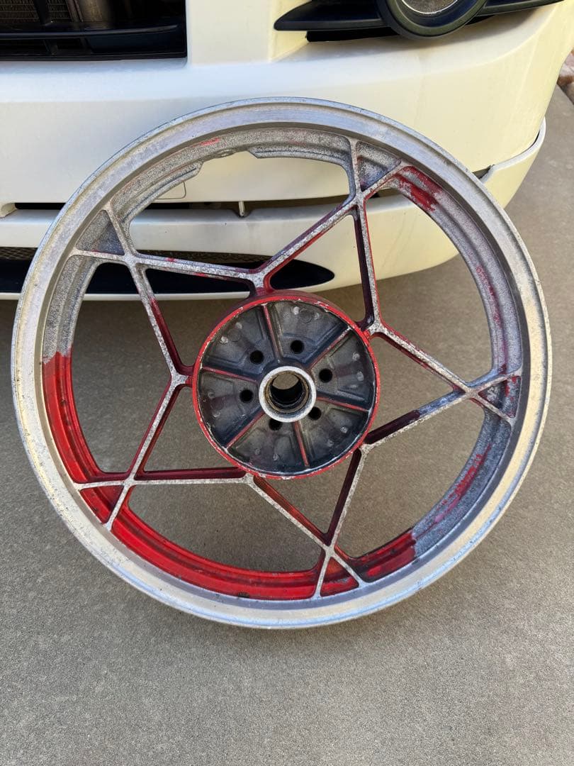 GSX400F 星型キャスト　純正ホイール