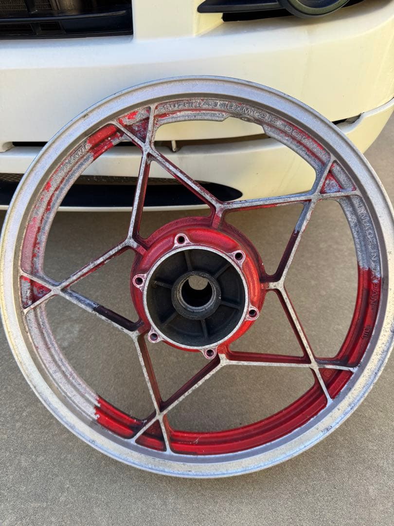 GSX400F 星型キャスト　純正ホイール