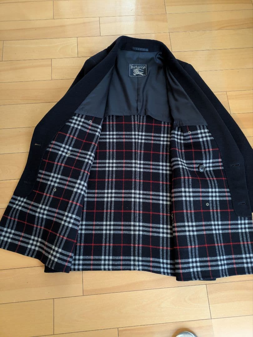 Burberry チェスターコート ネイビー　L