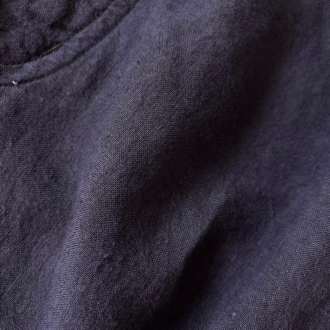 美品 ネストローブ 日本製 リネン ノースリーブ オールインワン ツナギ グレー