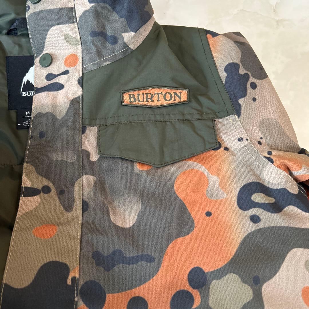 Burton 迷彩 スノーウェア ジャケットとパンツセット