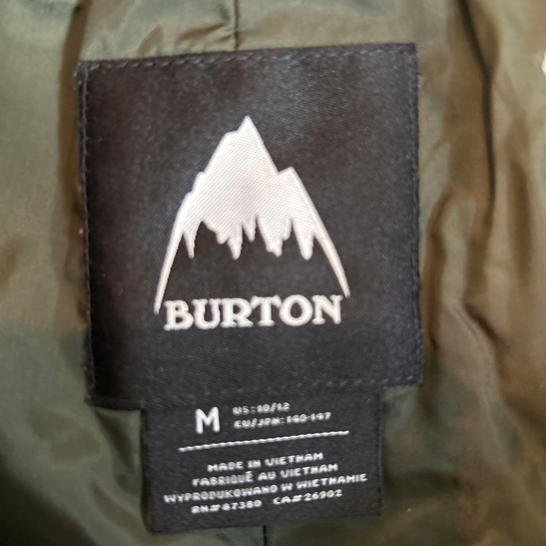 Burton 迷彩 スノーウェア ジャケットとパンツセット